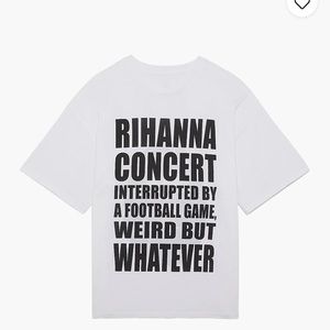 Savage Fenty Super Bowl surprise tee